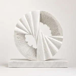 Makrana Marble Abstract Sculpture for Luxury Home, Hotel & Office Decor