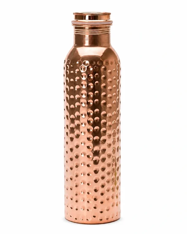 Holy Finds hammered copper water bottle, 1 litre
