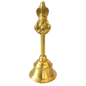 Tall Brass Puja Hand Bell
