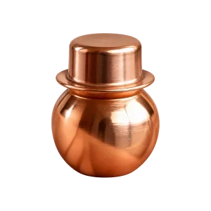 Mini Copper Kalash and Pela Set