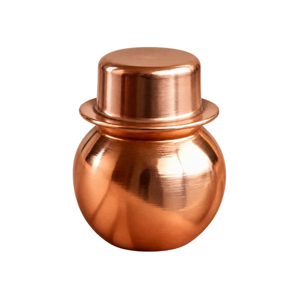 Mini Copper Kalash and Pela Set