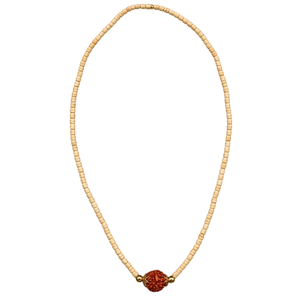 Tulsi Style Mala with Rudraksha Accent