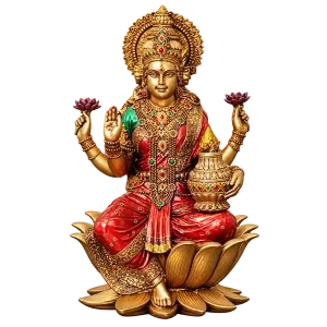Seated Lakshmi Decorative Idol