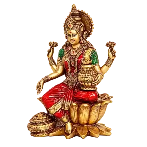 Lakshmi Decorative Idol with Metallic Look