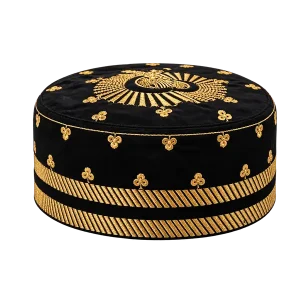 Embroidered Cotton Namaz Cap for Men